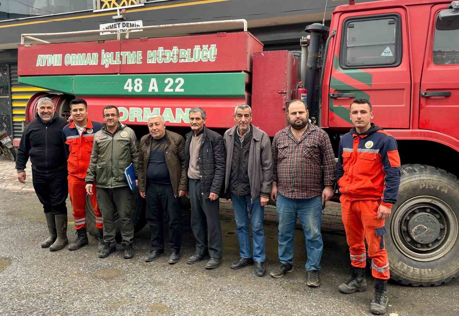 Aydın’da vatandaşlar yangınlara karşı bilgilendirildi
