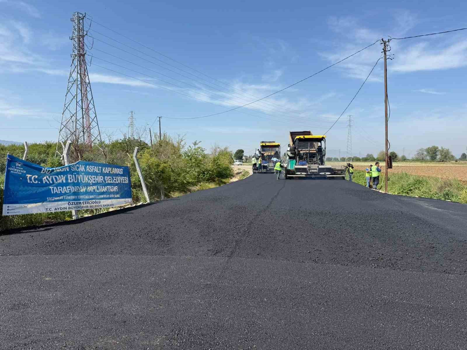 Aydın’ın ulaşım ağını güçlendiren çalışmalar sürüyor
