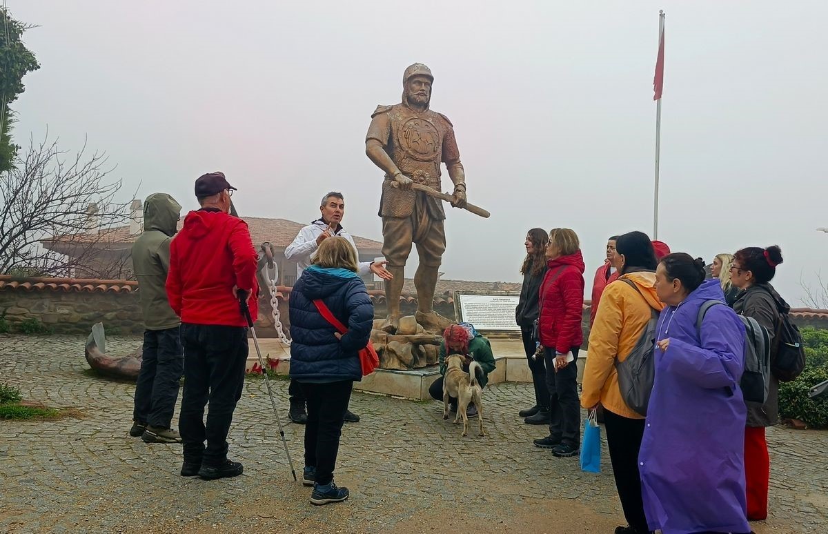 Aydınlı doğaseverler Ödemiş’in tarihi mirasını tanıdı
