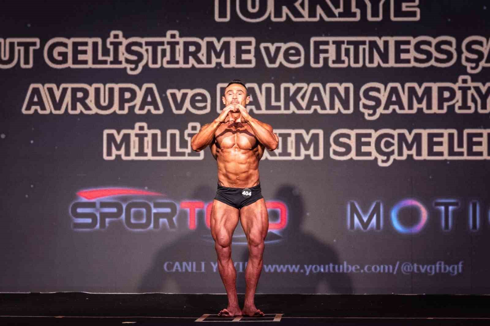 Aydınlı vücut geliştirme sporcusundan Avrupa seçmelerinde başarı
