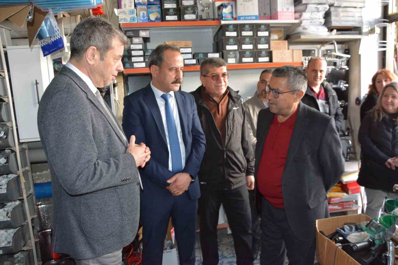 AYESOB Başkanı Künkcü, Kuyucak’ta esnaflarla buluştu
