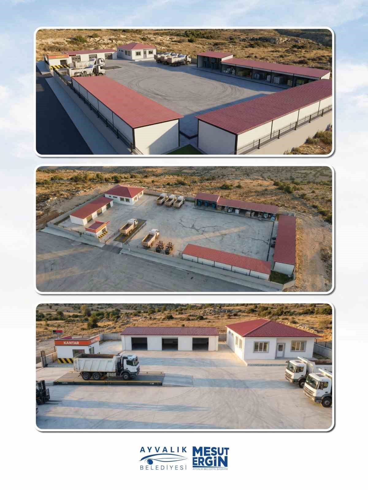 Ayvalık’ta birinci sınıf Atık Getirme Merkezi’nin yapımına başlanıyor
