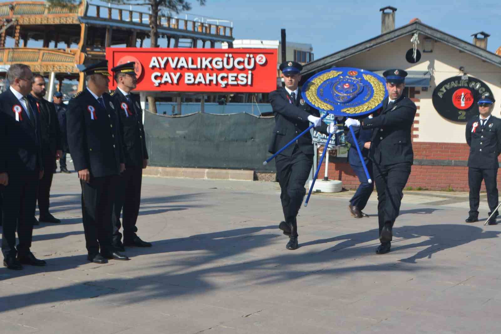 Ayvalık’ta Türk Polis Teşkilatı’nın 181. kuruluş yıldönümü kutlandı
