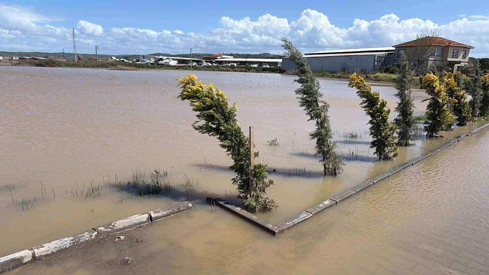 Ayvalık‘ta yağış hayatı olumsuz etkiledi
