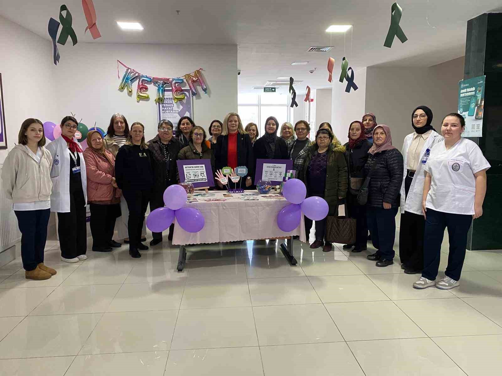 Babaeski’de kadınlar kanser taramasından geçti
