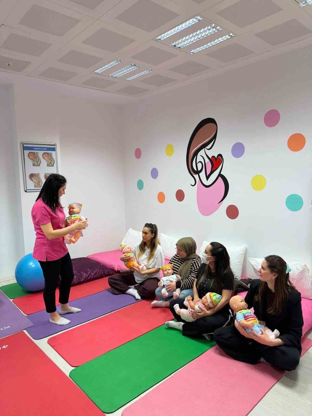 Babaeski’de şubat ayı gebe okulu eğitimleri tamamlandı
