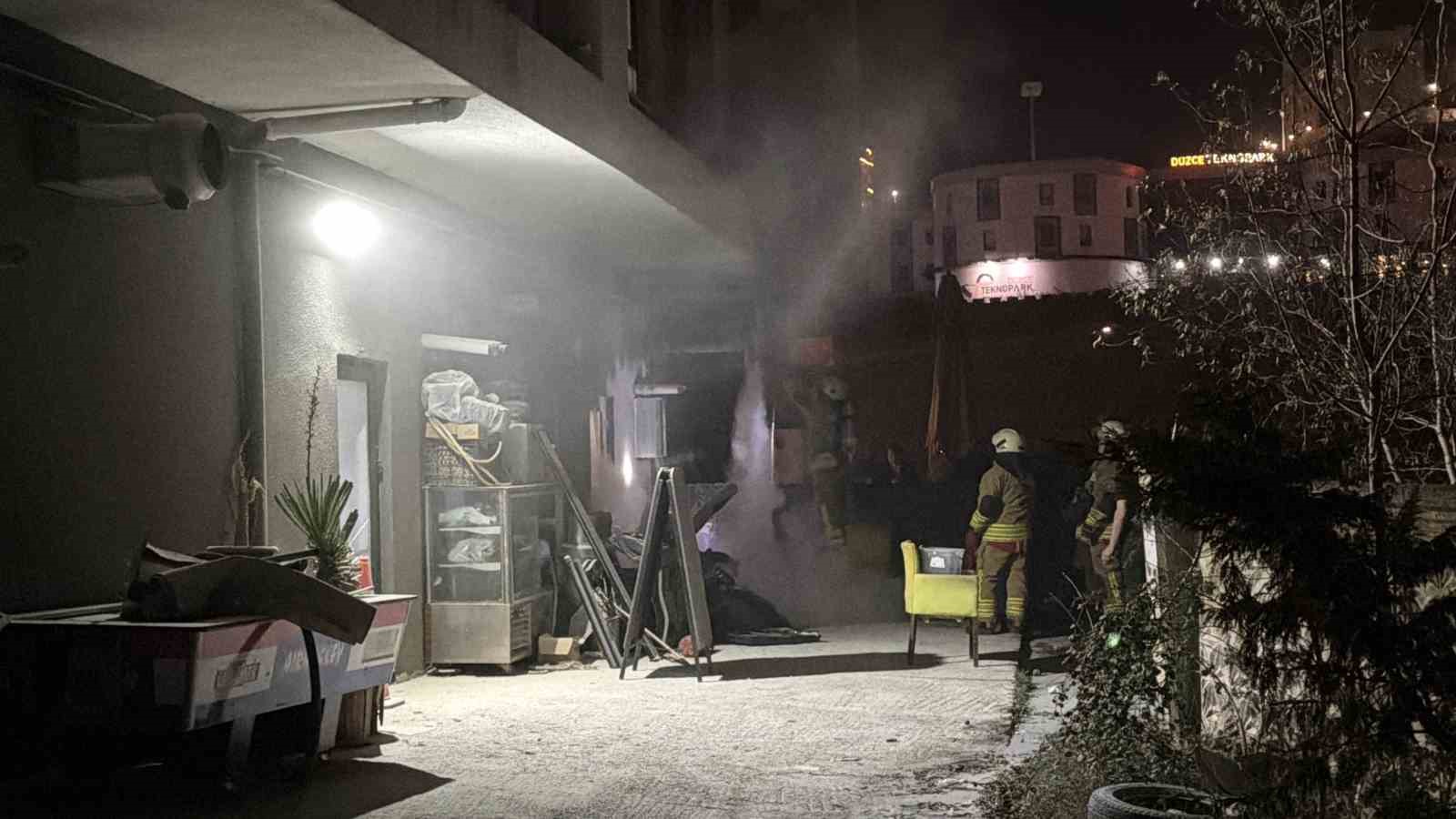 Baca yangınına termal kameralı müdahale
