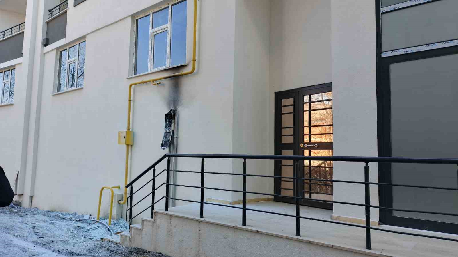 Bafra’da korkutan yangın
