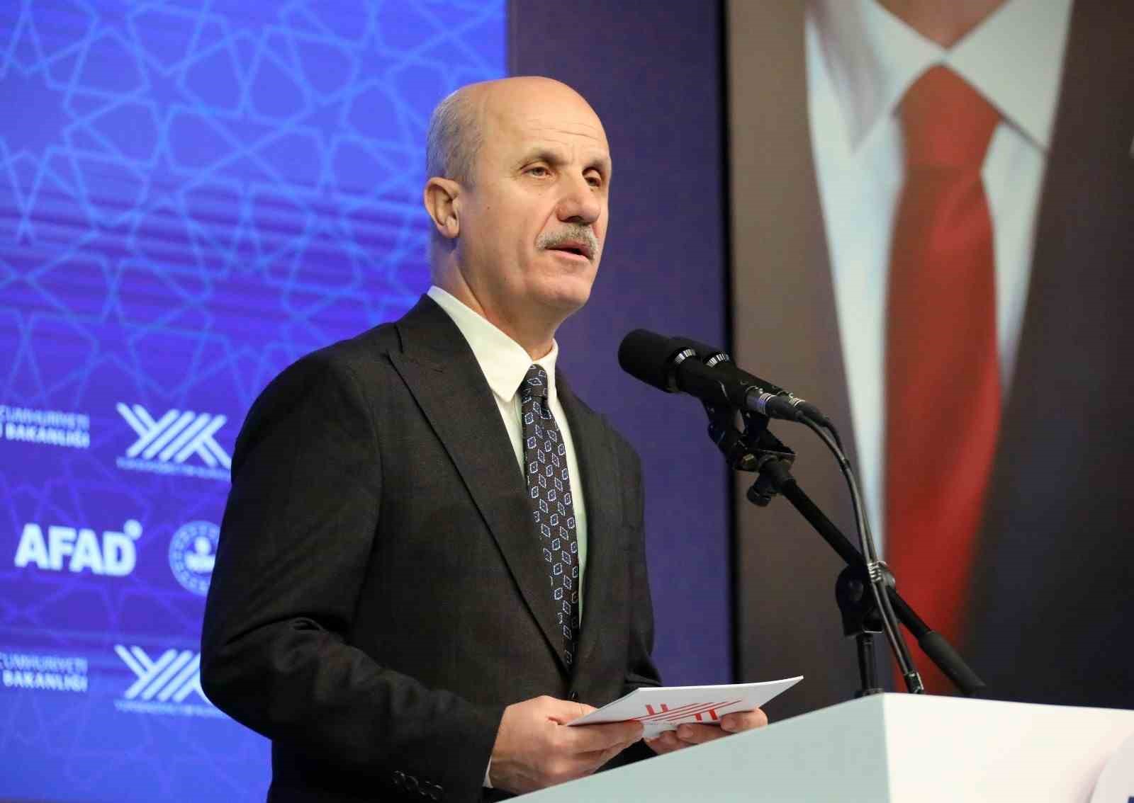 Bakan Çiftçi: "Devletimizin kurumlarının kapasitelerini afetlere karşı ortak bir kararlılıkta buluşturuyoruz"
