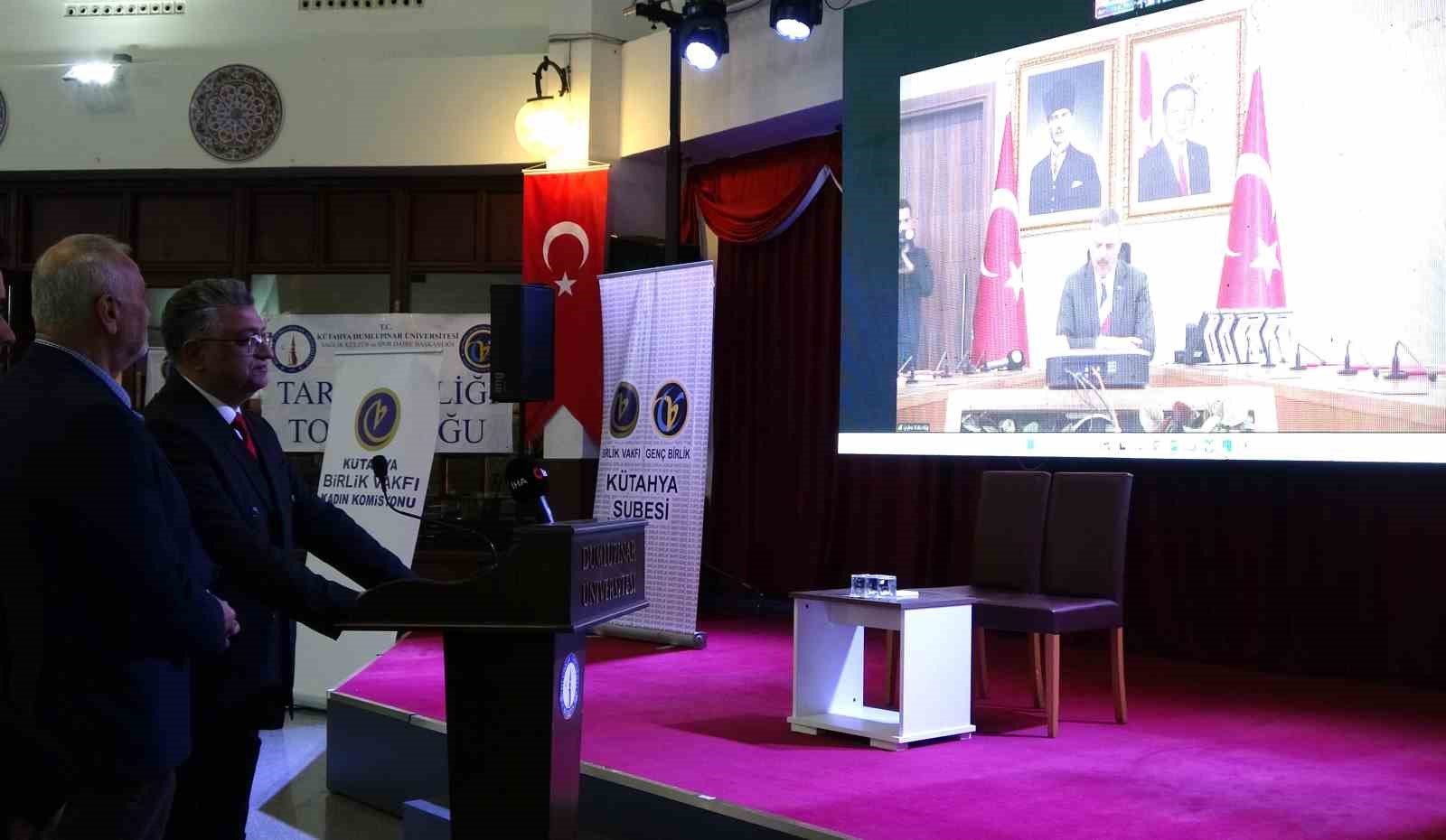 Bakan Çiftçi, Kütahya’daki iftar programına canlı bağlantı ile katıldı
