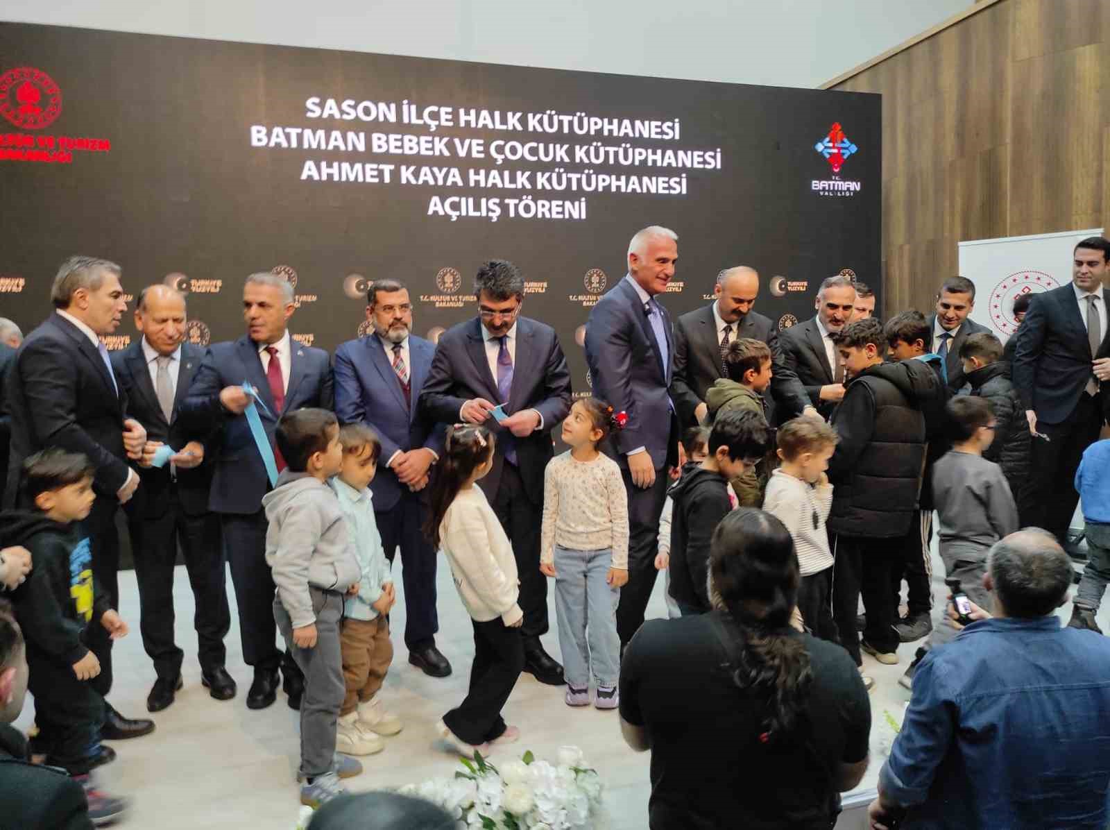 Bakan Ersoy: "Batman’da kültür altyapısında büyük dönüşüm sağladık"

