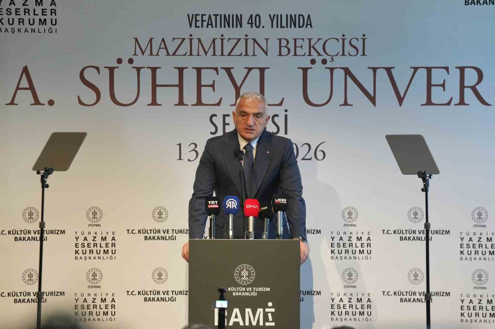 Bakan Ersoy: "Yazma eserler, geleceği inşa etmenin en sağlam zeminidir"
