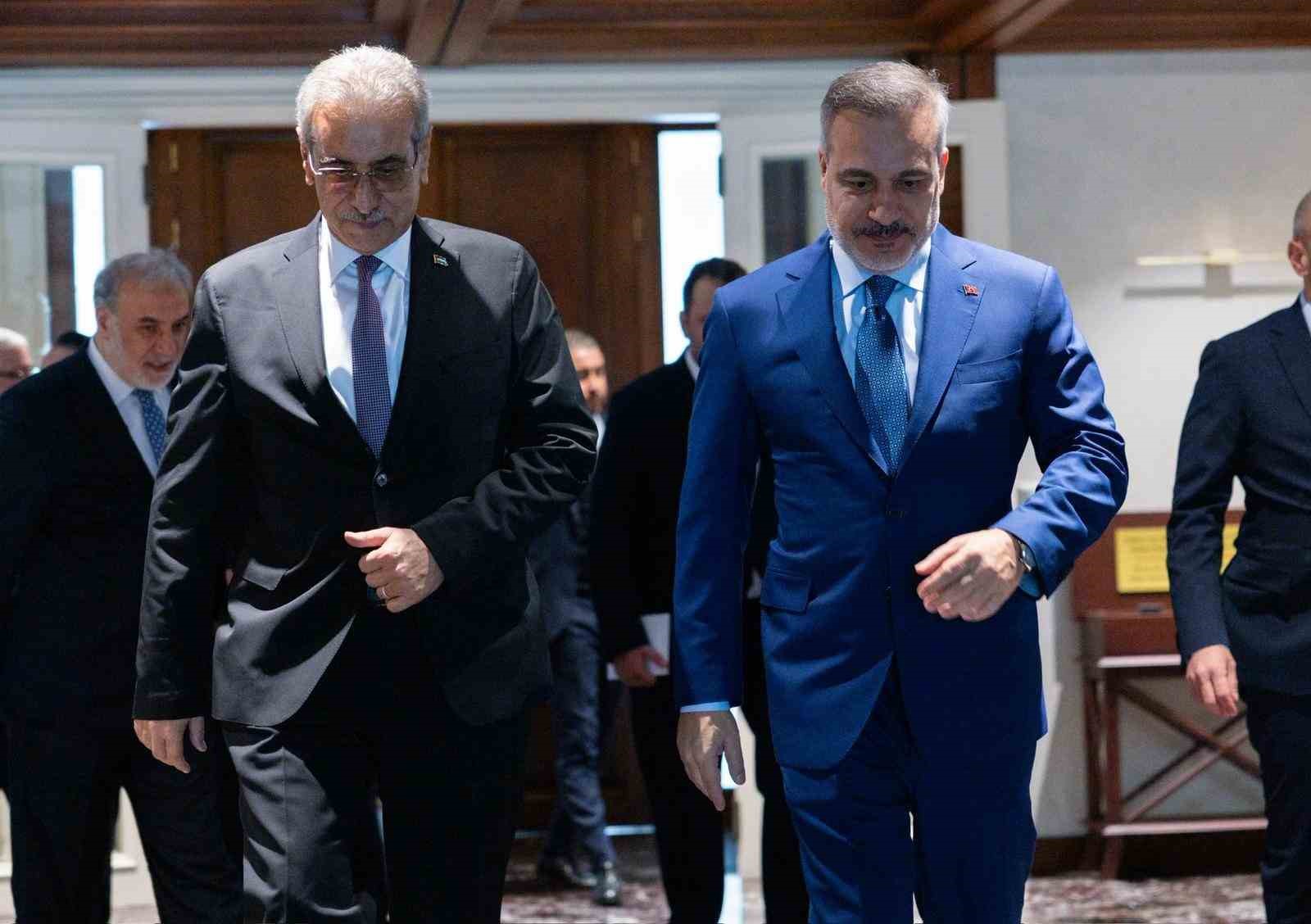 Bakan Fidan, GYUK Başkanı Ali Şaat’ı kabul etti
