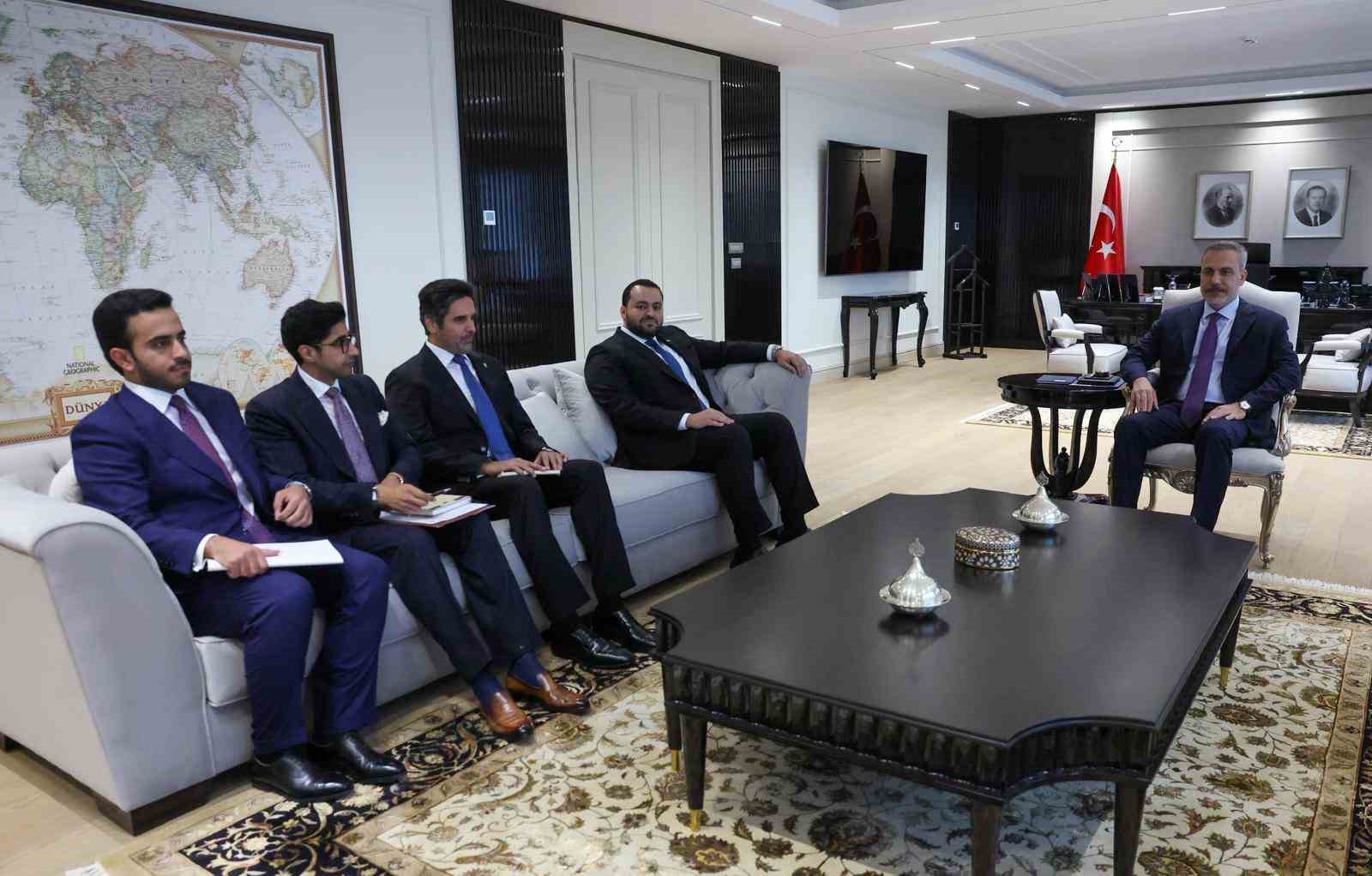 Bakan Fidan, Katarlı mevkidaşı Al-Khulaifi ile bir araya geldi
