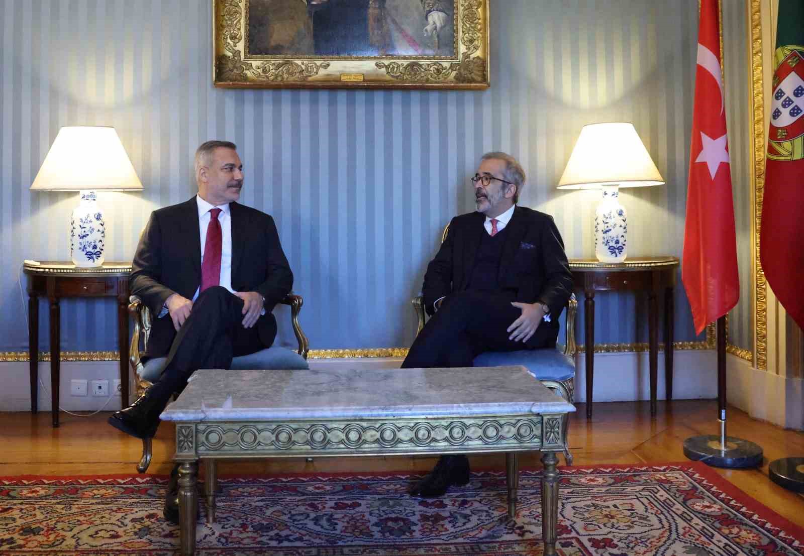 Bakan Fidan, Portekizli mevkidaşı Rangel görüştü
