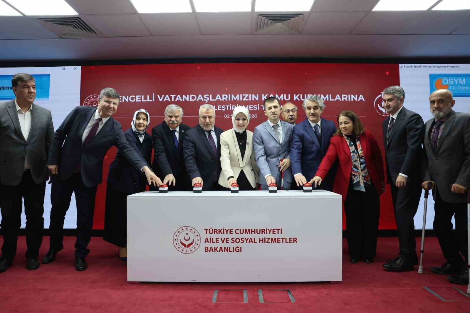 Bakan Göktaş açıkladı: EKPSS üzerinden bin 573 engelli vatandaş kamu kurumlarına yerleştirildi
