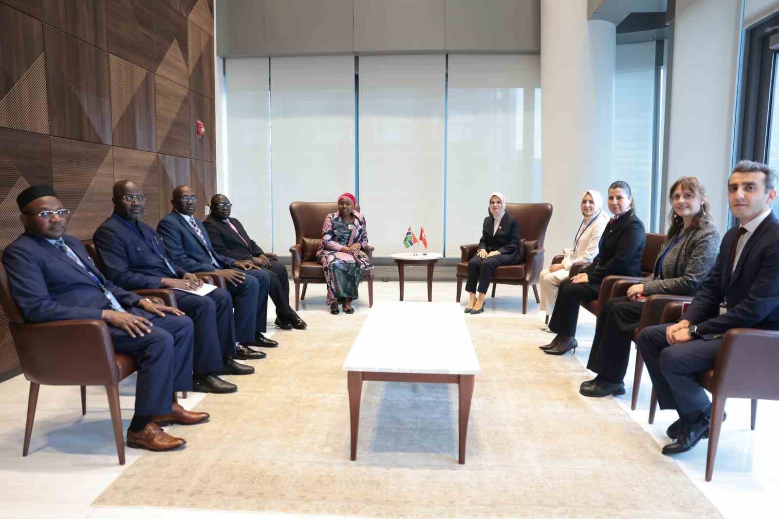 Bakan Göktaş, İsveç, Moldova ve Gambiyalı bakanlar ile UN Women temsilcisiyle bir araya geldi
