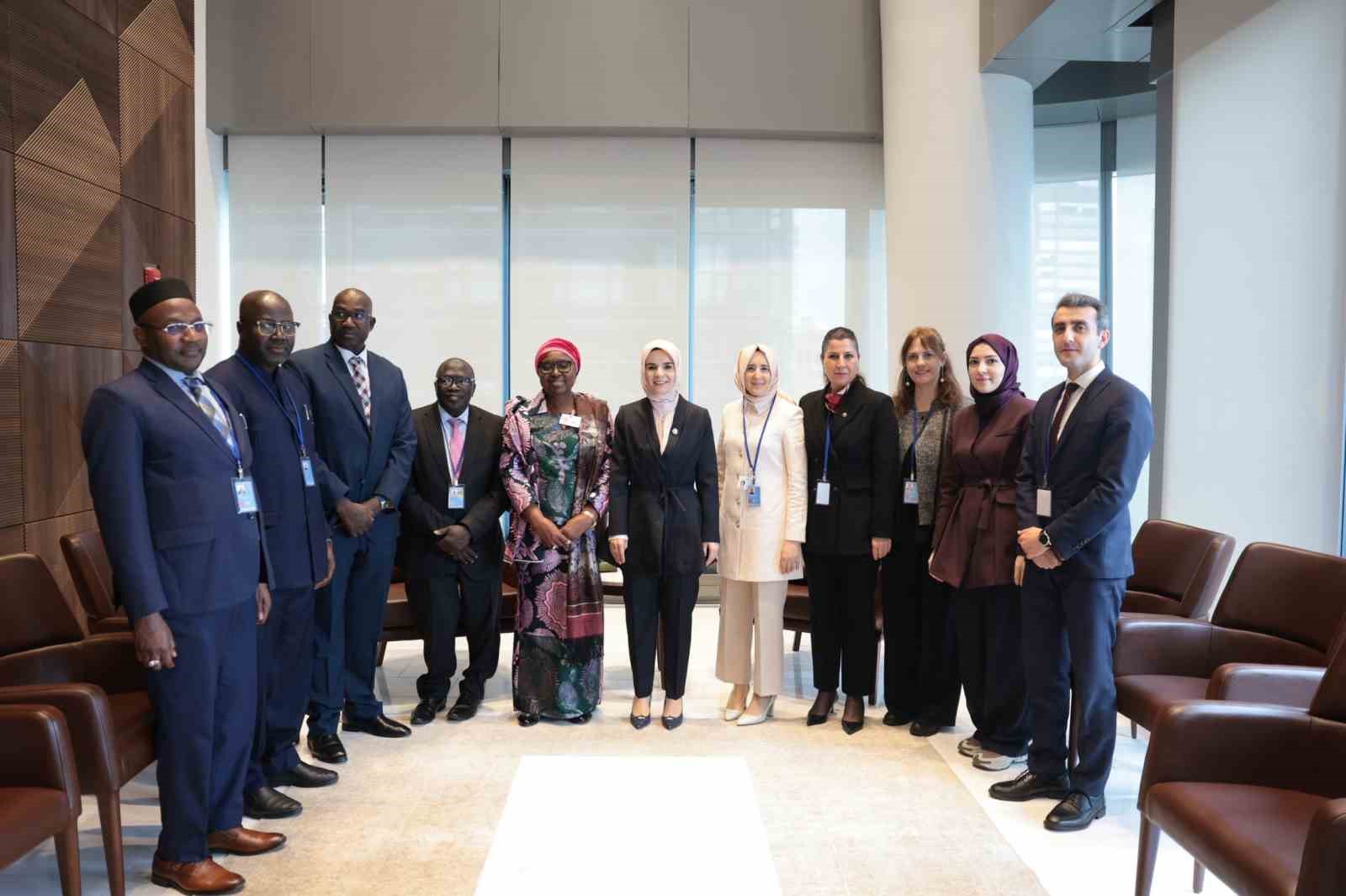 Bakan Göktaş, İsveç, Moldova ve Gambiyalı bakanlar ile UN Women temsilcisiyle bir araya geldi
