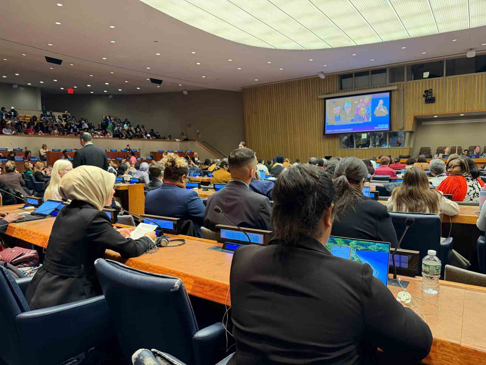 Bakan Göktaş: "Türkiye olarak, aileyi koruyan, kadınlar ve kız çocukları için güvenliği ve adalete erişimi teminat altına alan yaklaşımları destekliyoruz"
