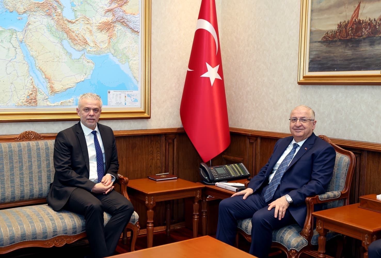 Bakan Güler, KKTC’nin Ankara Büyükelçisi Korukoğlu’nu kabul etti
