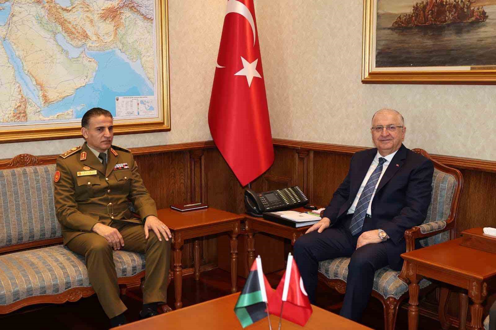 Bakan Güler, Libya Genelkurmay Başkan Vekili Al-Namroush’u kabul etti
