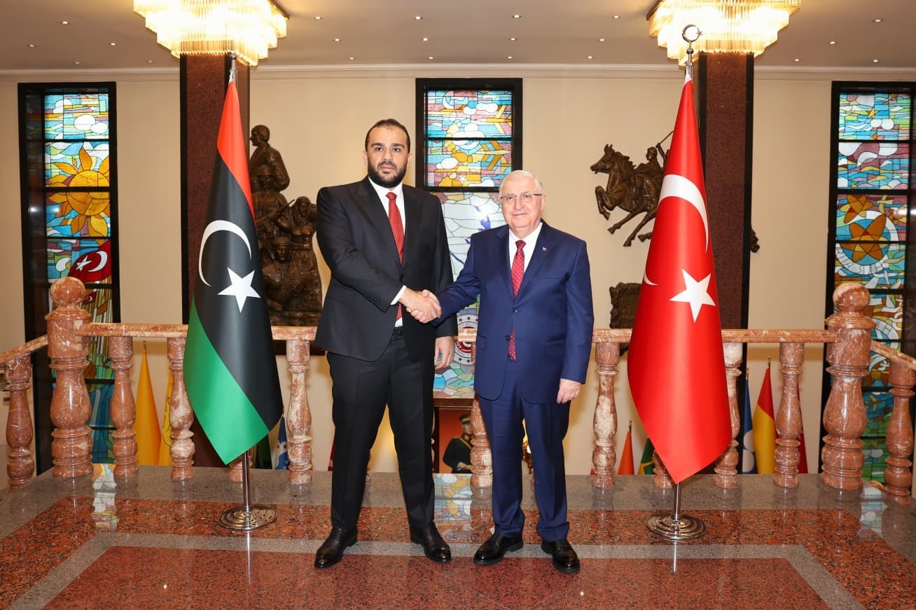 Bakan Güler, Libya Savunma Bakan Vekili Zubi’yi kabul etti
