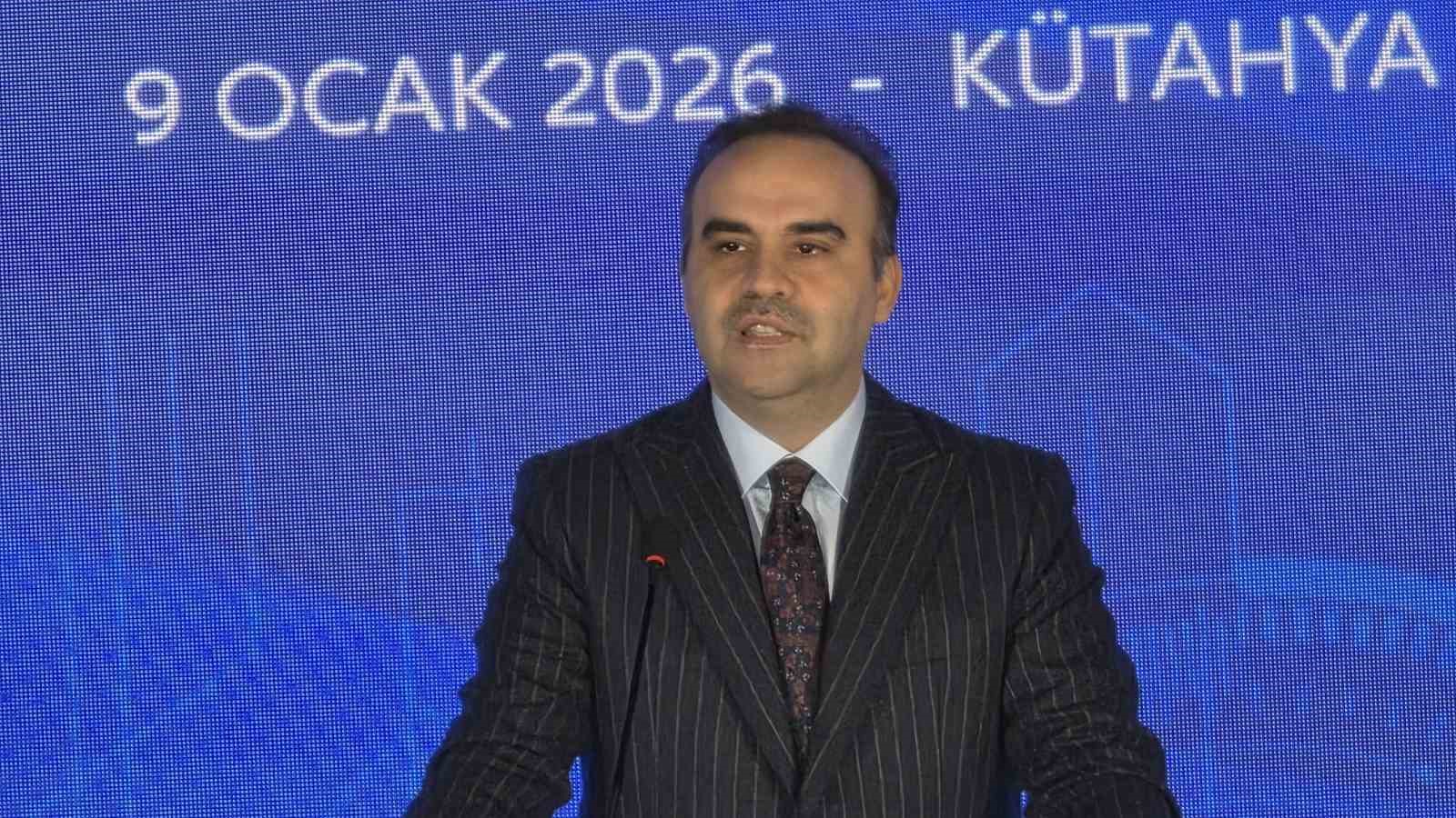 Bakan Kacır: "Kütahya’yı teknoloji ve inovasyonda lider şehirlerden biri haline getireceğiz"
