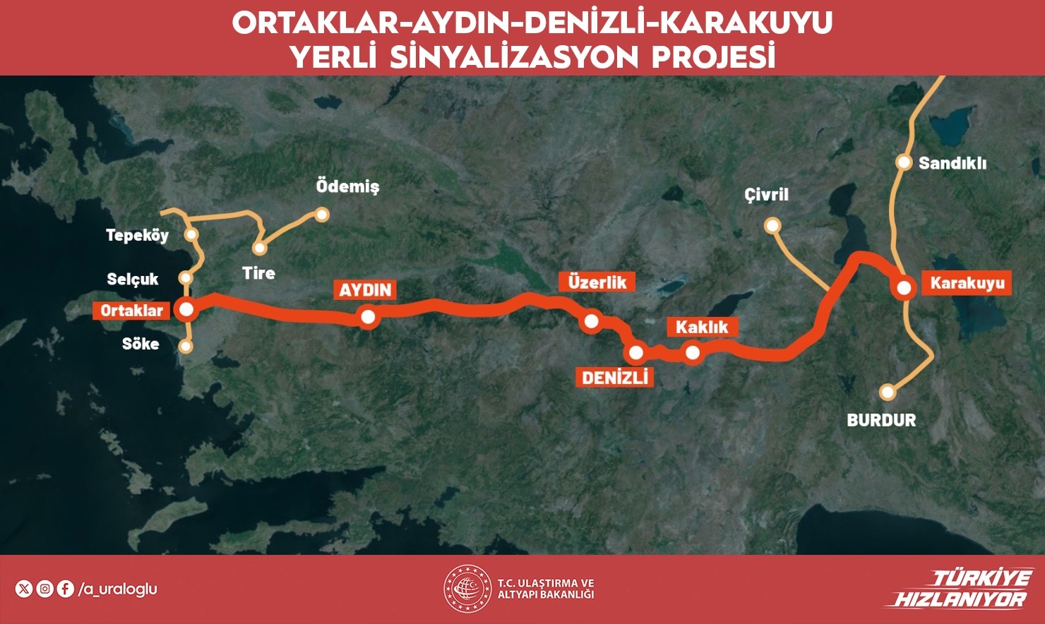 Bakan Uraloğlu: "Sinyalli hat oranımızı yüzde 61’e yükselttik"
Bakan Uraloğlu: "Sinyalli hat oranımızı yüzde 61’e yükselttik"