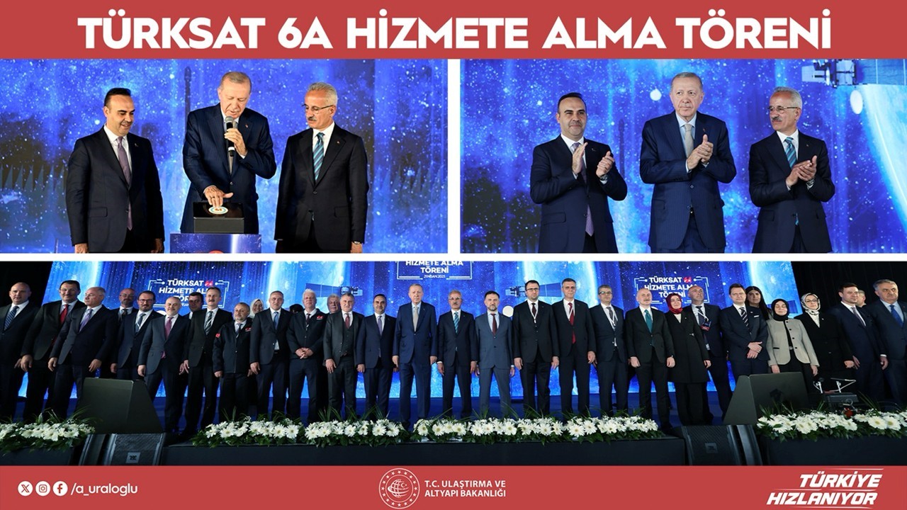 Bakan Uraloğlu: "TÜRKSAT 6A ile beraber aşağı yukarı 5.5 milyar insana ulaştık"
