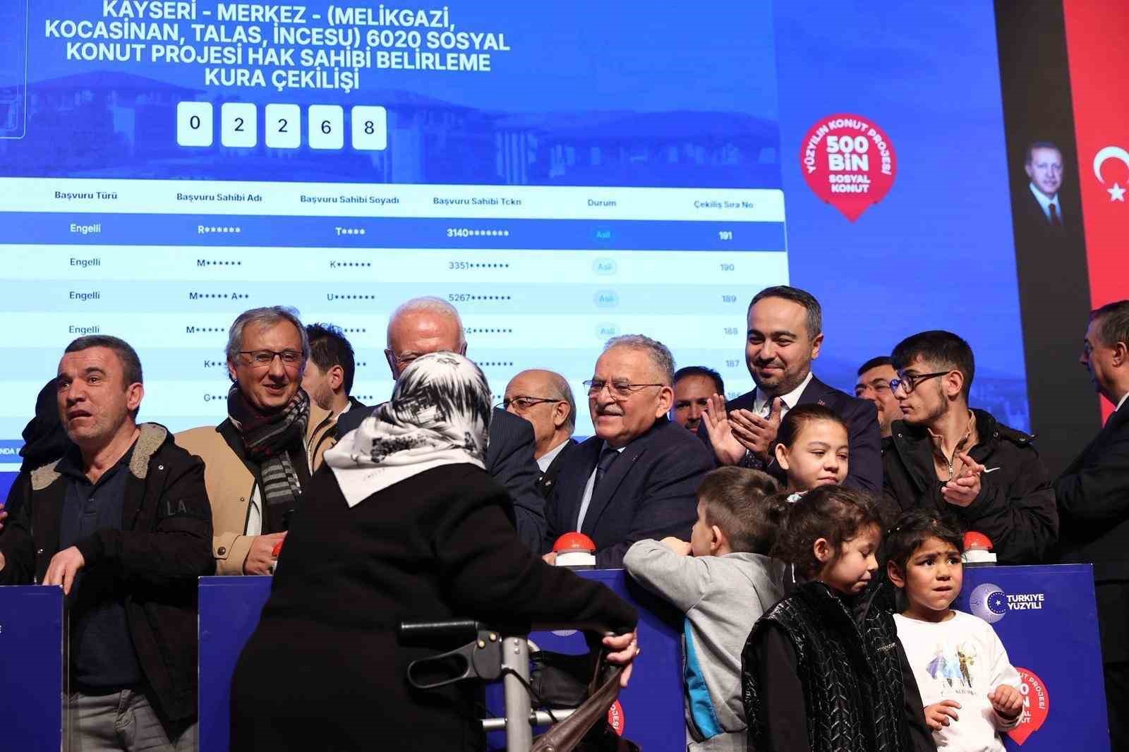 Bakan Yardımcısı Demiralp: "Ev Sahibi Türkiye sloganıyla Kayseri’de 7 bin 562 konutumuzun kura çekimini gerçekleştiriyoruz"
