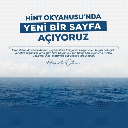 Bakan Yumaklı: "Mavi vatandaki tecrübemizi okyanuslara taşıyoruz"
