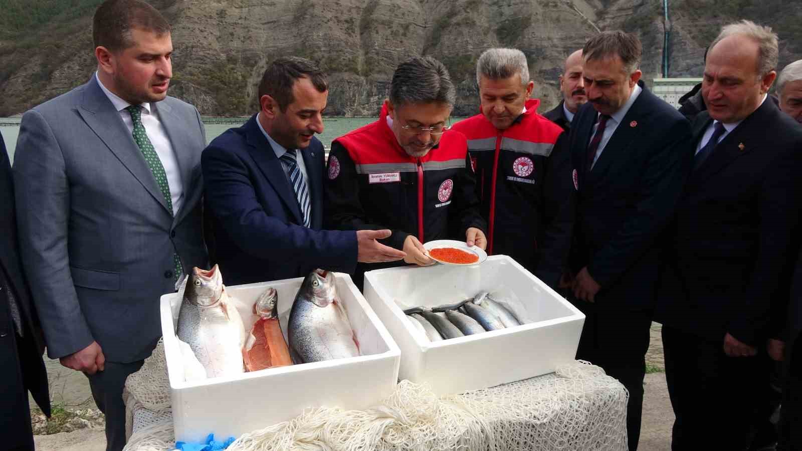 Bakan Yumaklı: "Türk somonu ihracatı 500 milyon dolara ulaştı"
