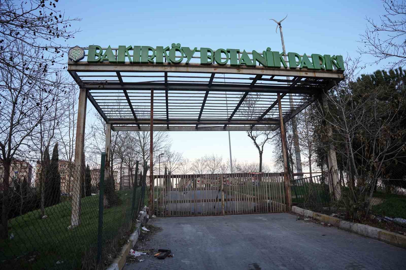 Bakırköy Botanik Park bakımsızlığa mahkum edildi
