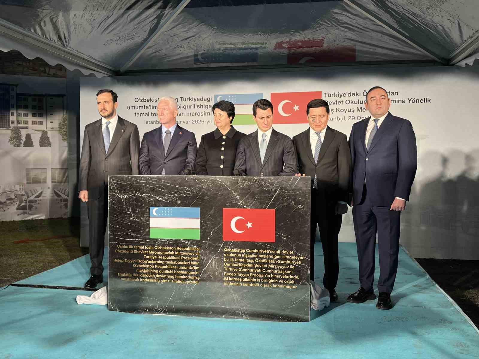 Bakırköy’de Özbekistan Devlet Okulu’nun yapıma yönelik tören düzenlendi
