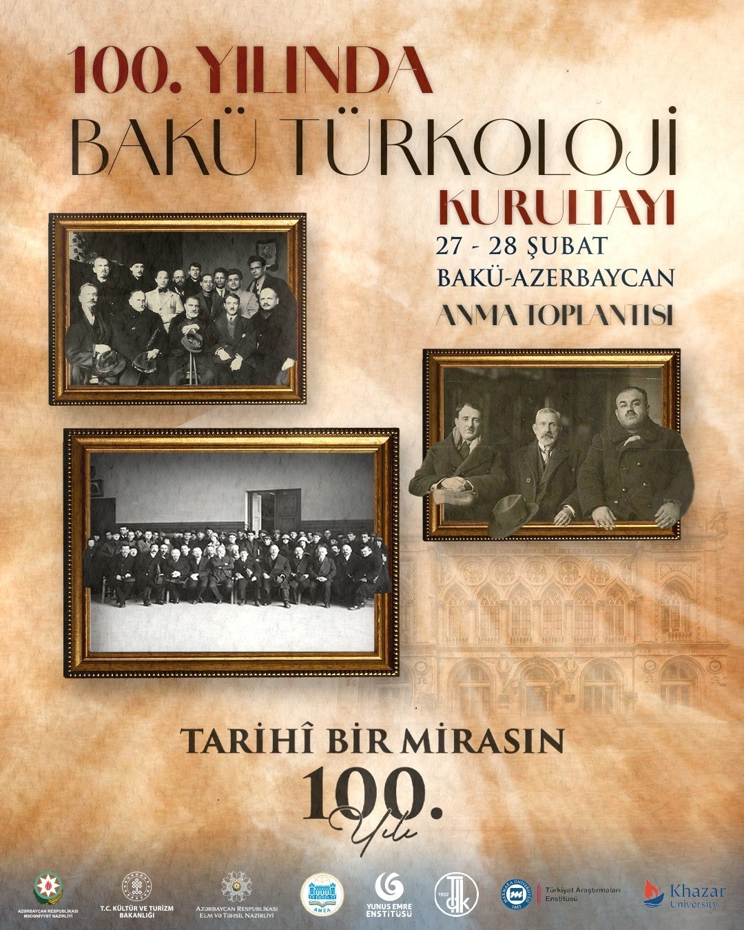 Bakü Türkoloji Kurultayı 100. yılında aynı salonda anılacak
