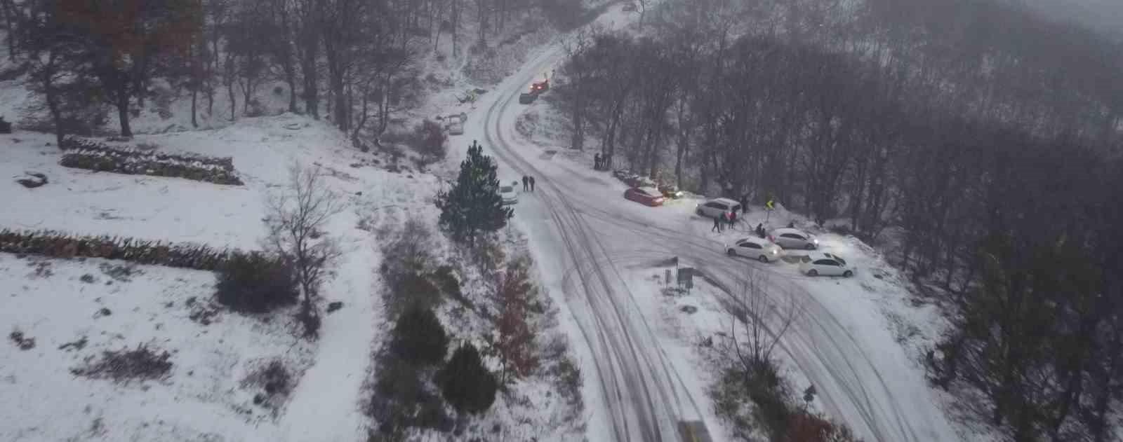 Balıkesir kar hasretini dağlarda dindirdi

