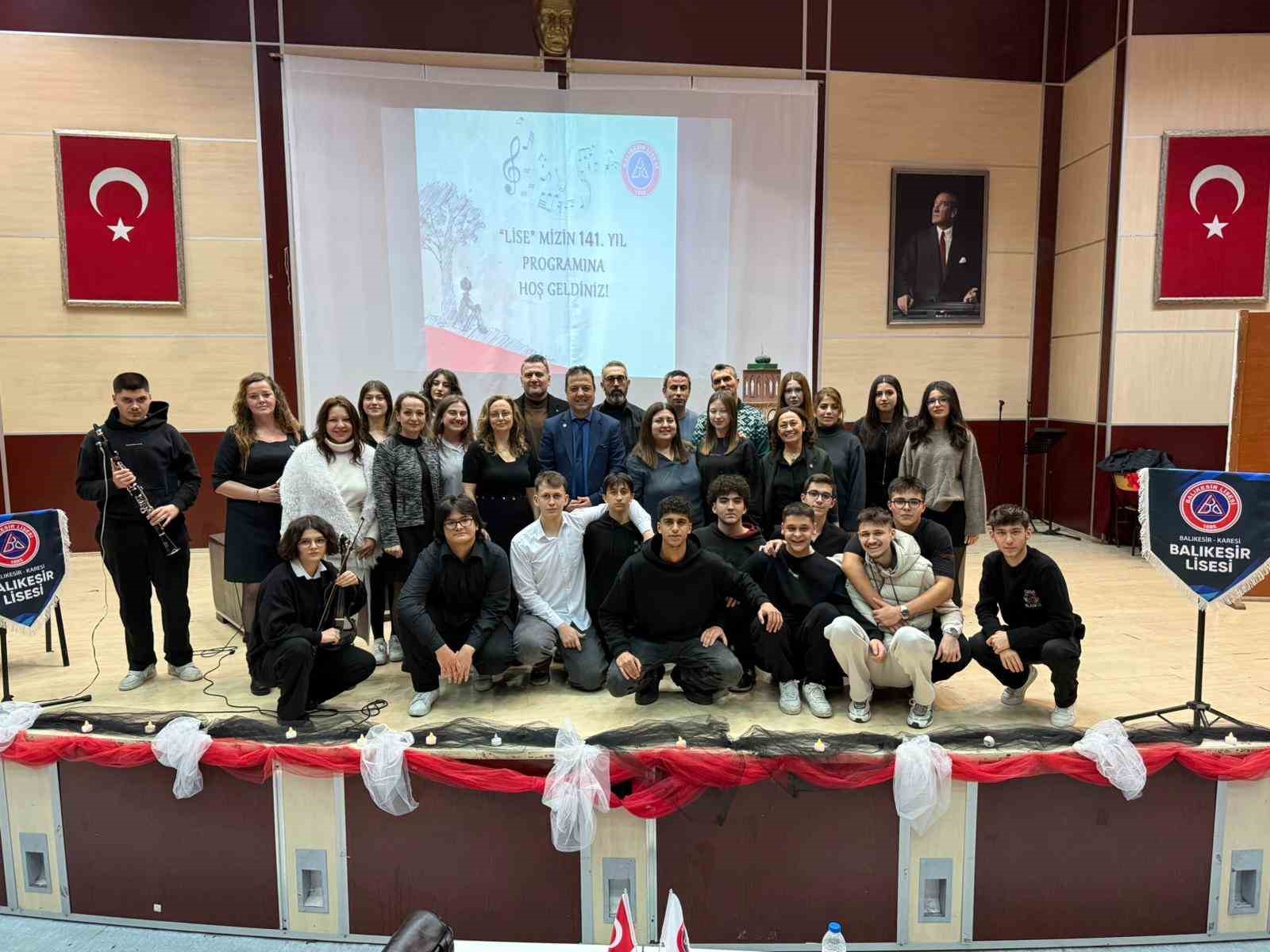 Balıkesir Lisesi’nin 141. yılı coşkuyla kutlandı

