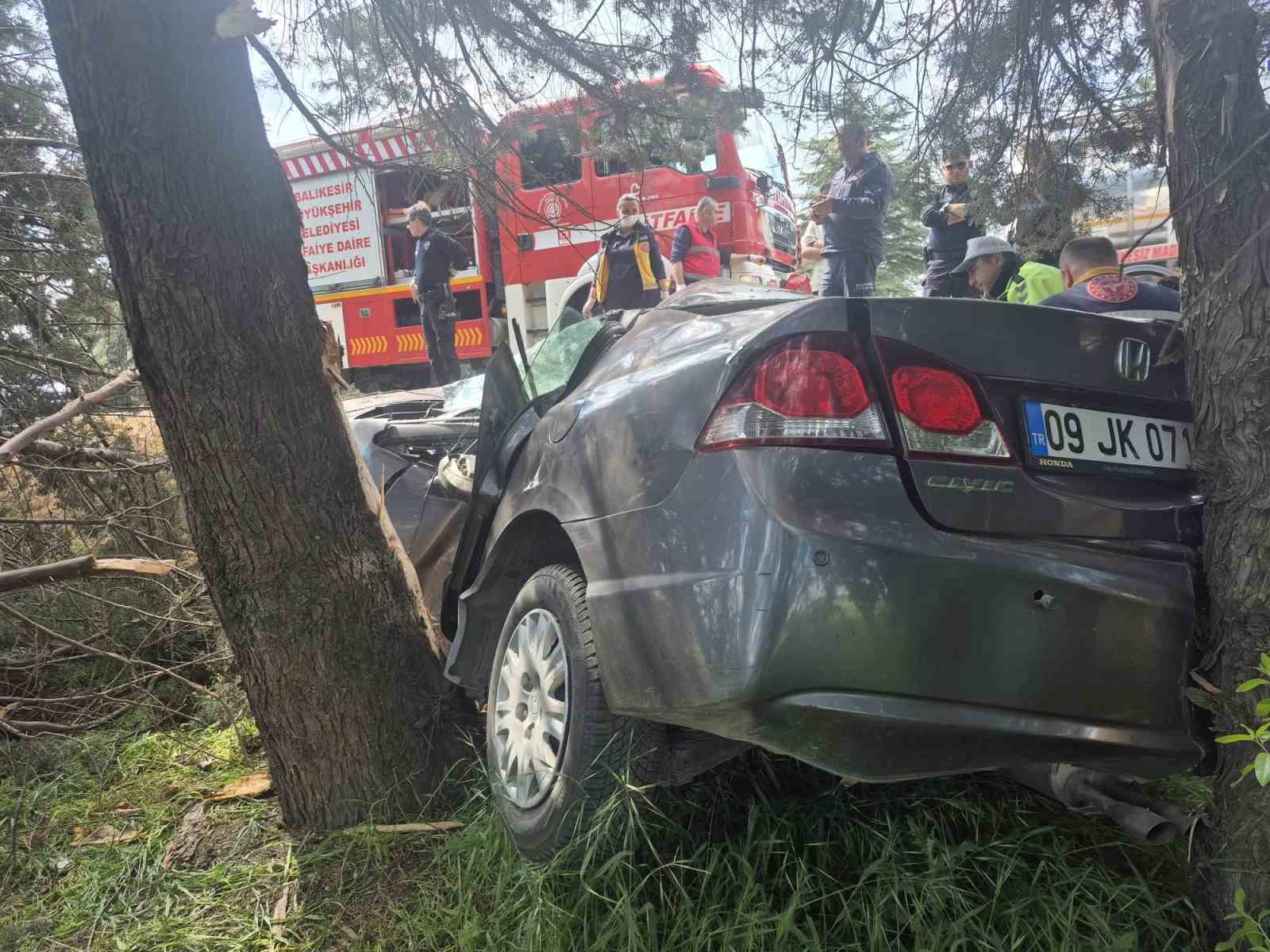 Balıkesir’de feci kaza: 1 ölü

