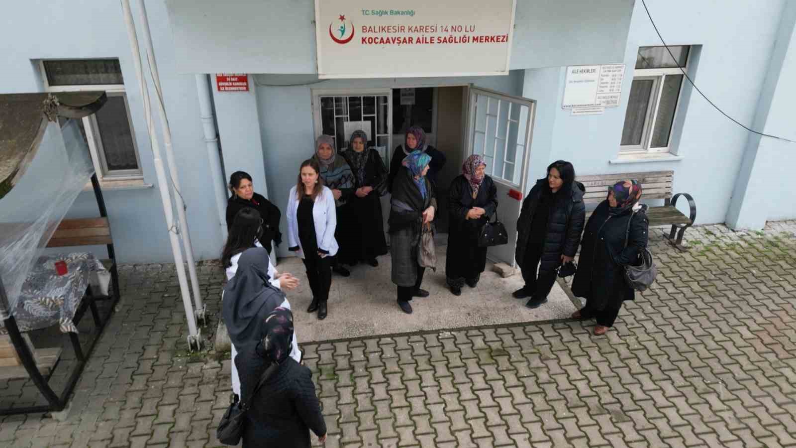 Balıkesir’de kadınlara yerinde sağlık hizmeti
