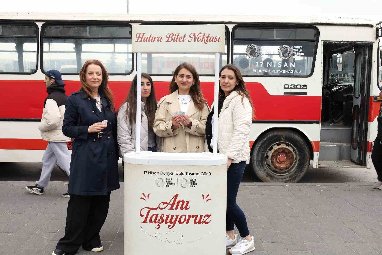 Balıkesir’de toplu taşıma gününde nostalji rüzgârı
