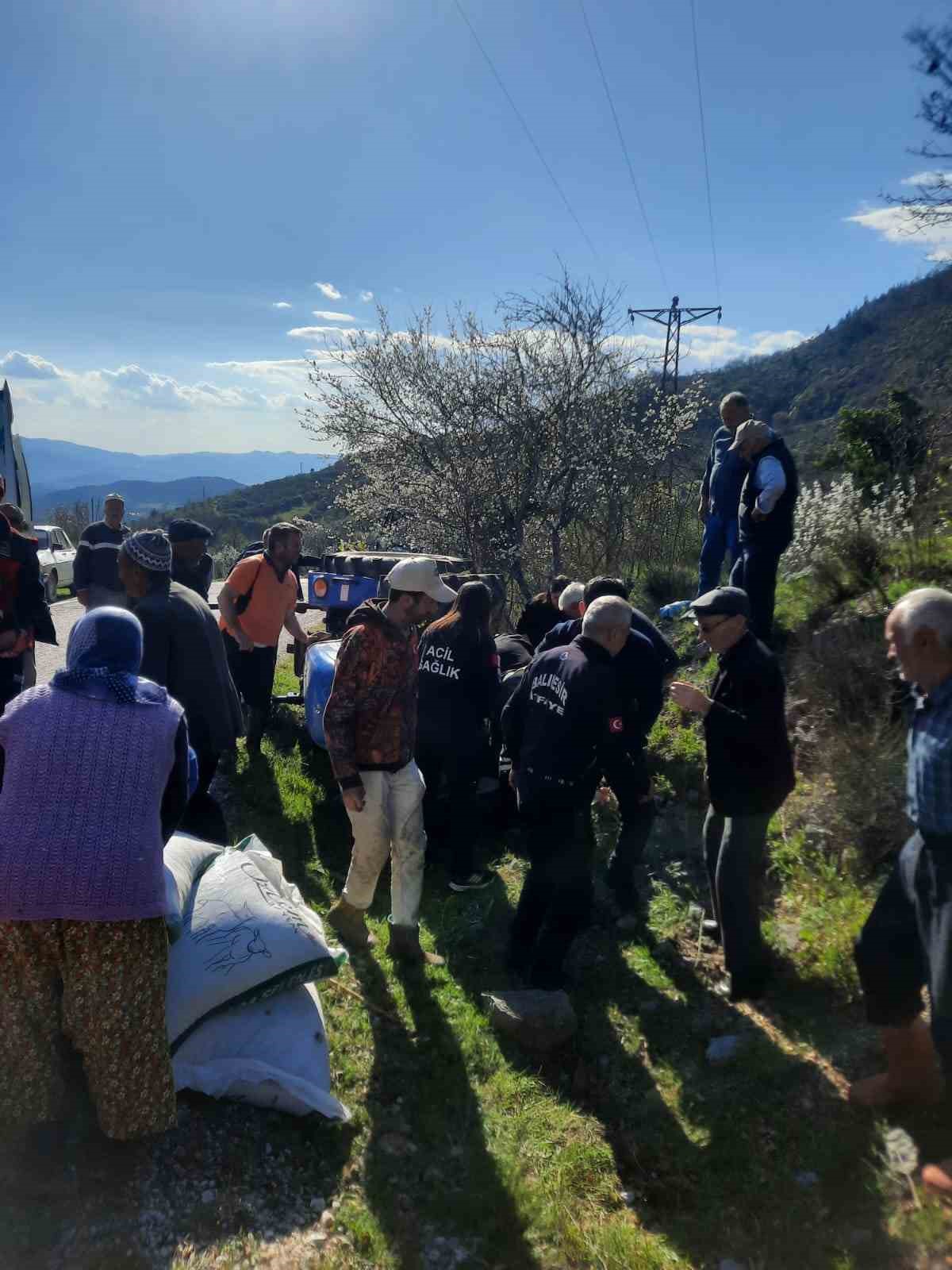 Balıkesir’de traktör devrildi: 1 ölü
