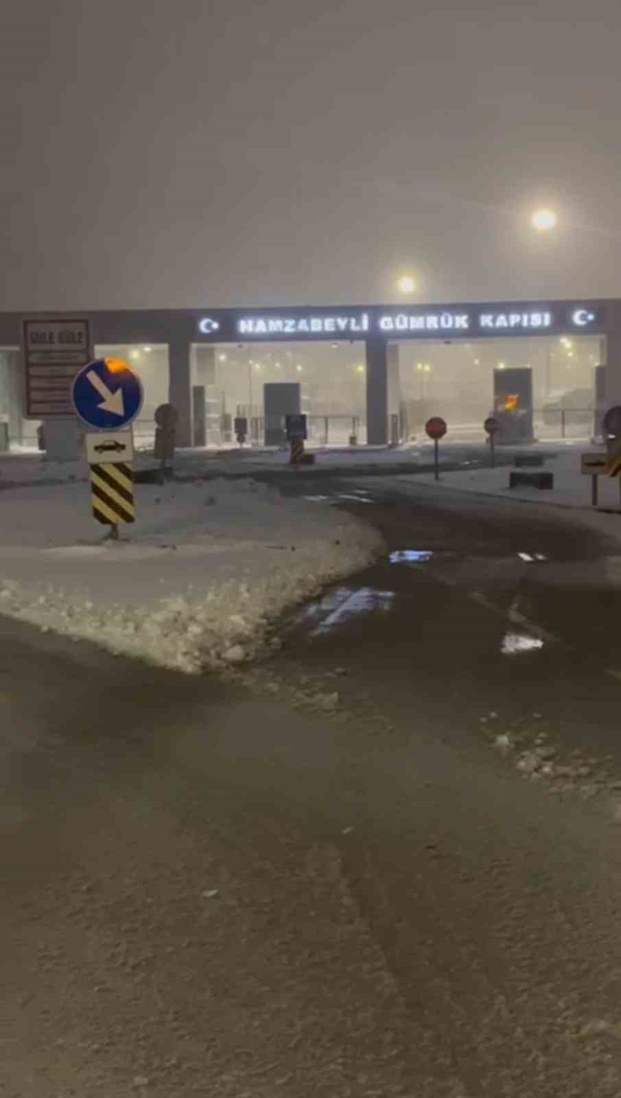 Balkanlar’dan gelen kar sınırdan girdi
