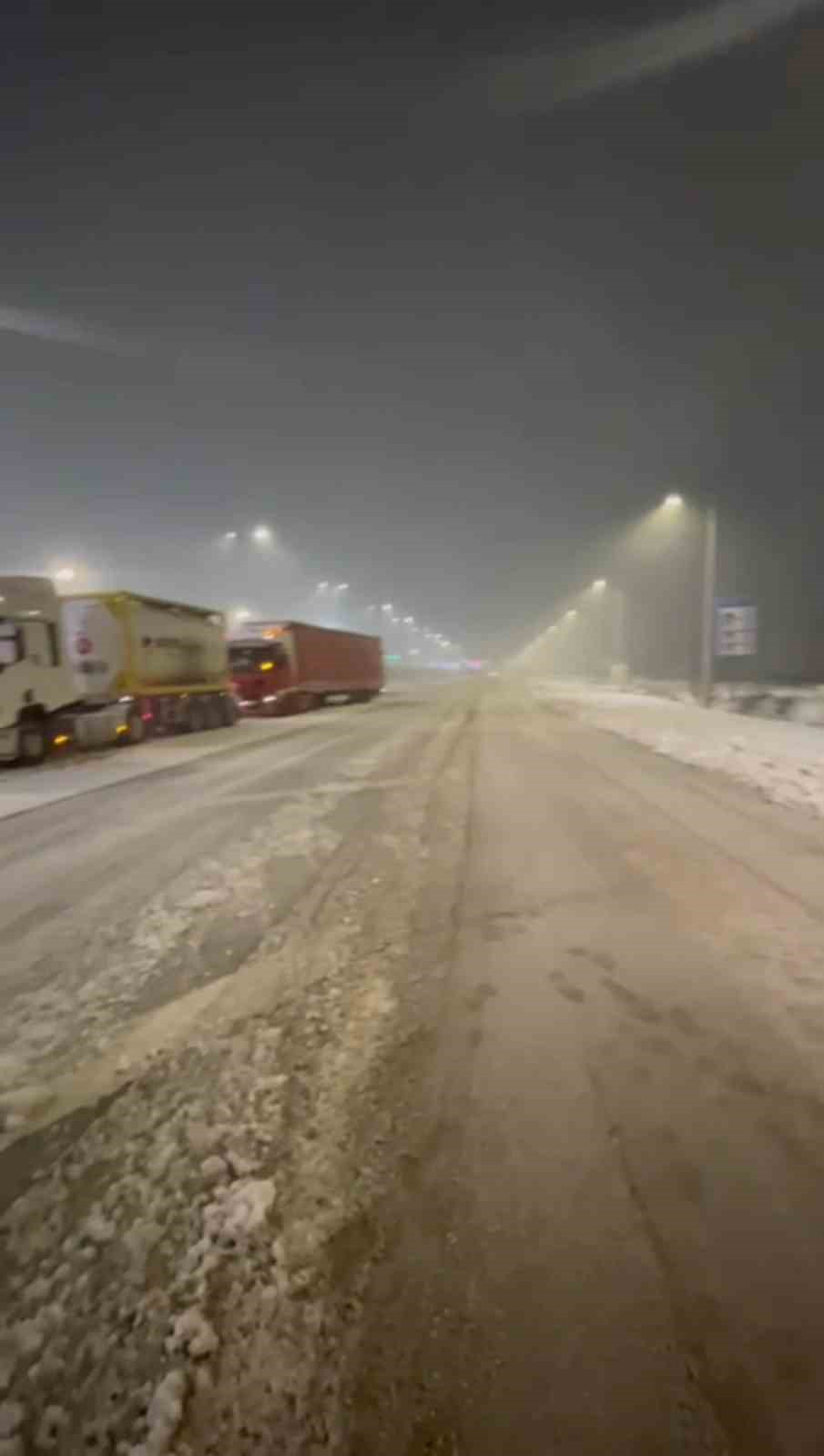 Balkanlar’dan gelen kar sınırdan girdi
