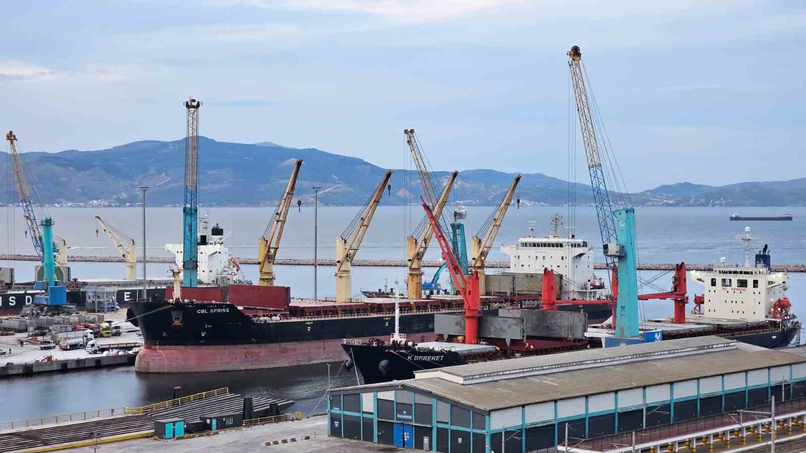 Bandırma Limanı’nda 2025’te dış ticaret hacmi 2,2 milyar doları aştı
