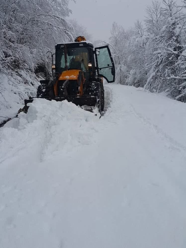 Bartın’ın yüksek kesimlerinde kar etkili oluyor
