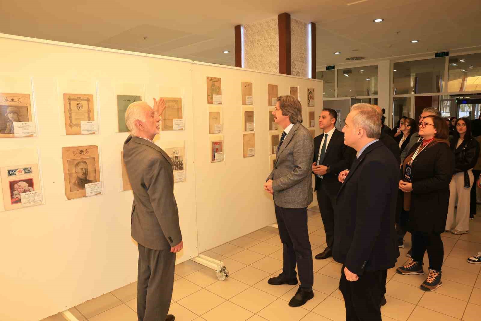 Basın mirasının ilk adımları BUÜ’de sergileniyor
