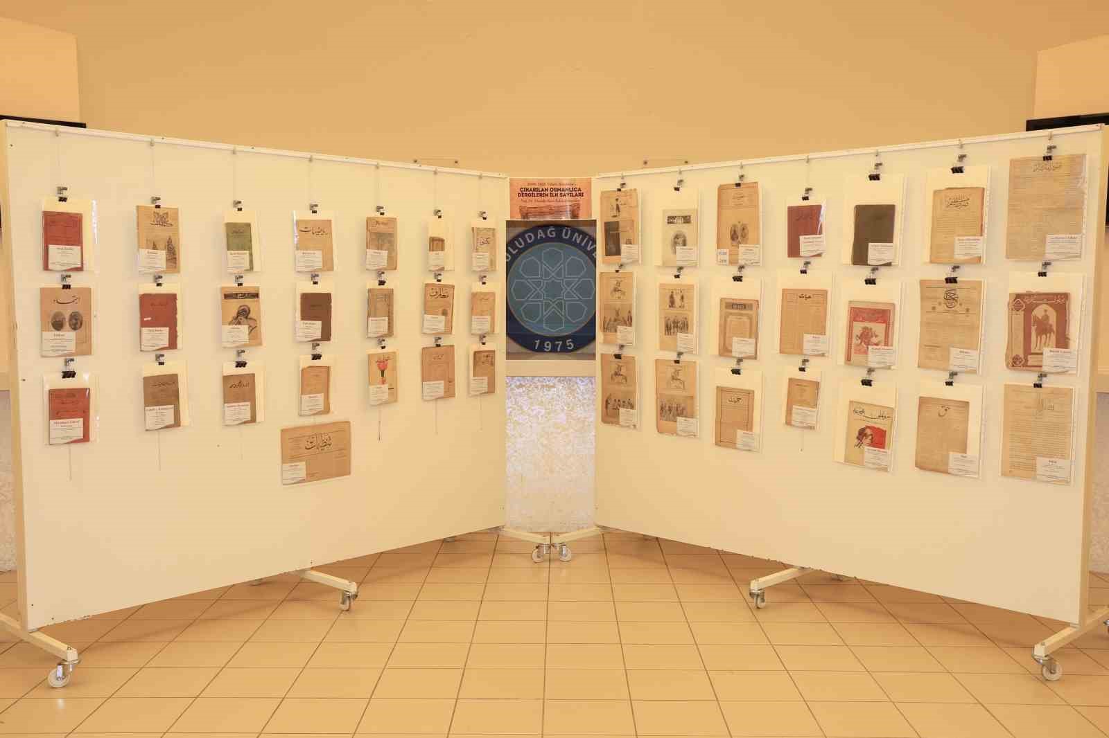 Basın mirasının ilk adımları BUÜ’de sergileniyor
