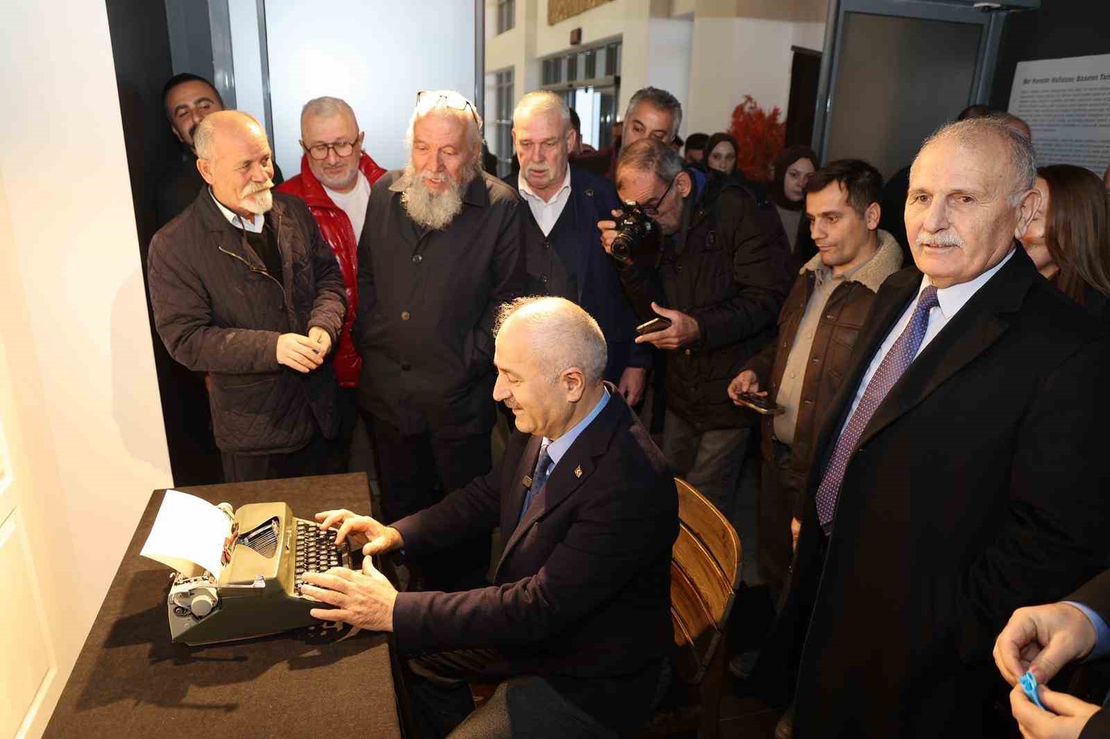 Basın Tarihi Sergisi ile geçmişe yolculuk
