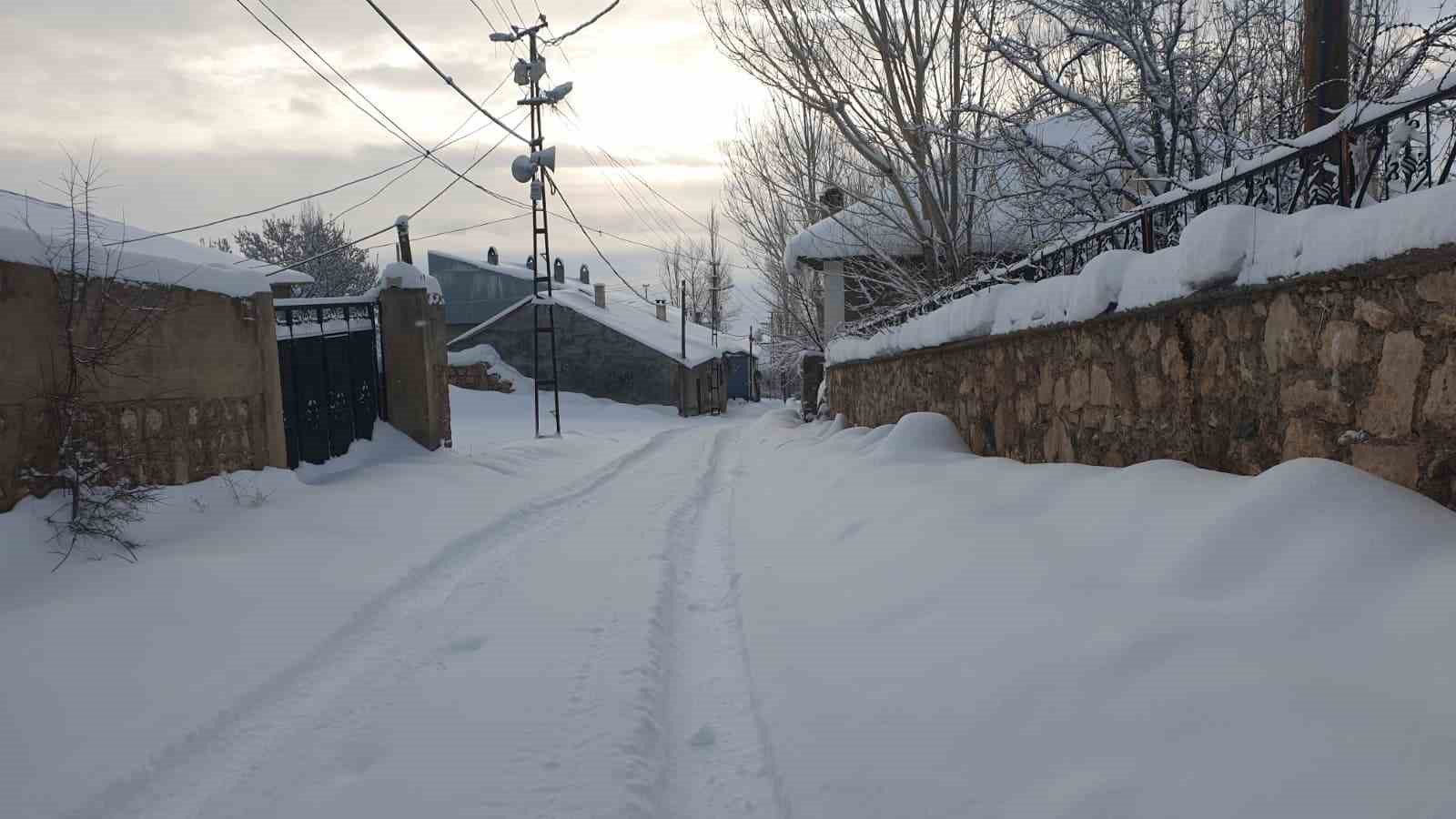 Başkale kara gömüldü, 88 yerleşim yerinin yolu kapandı
