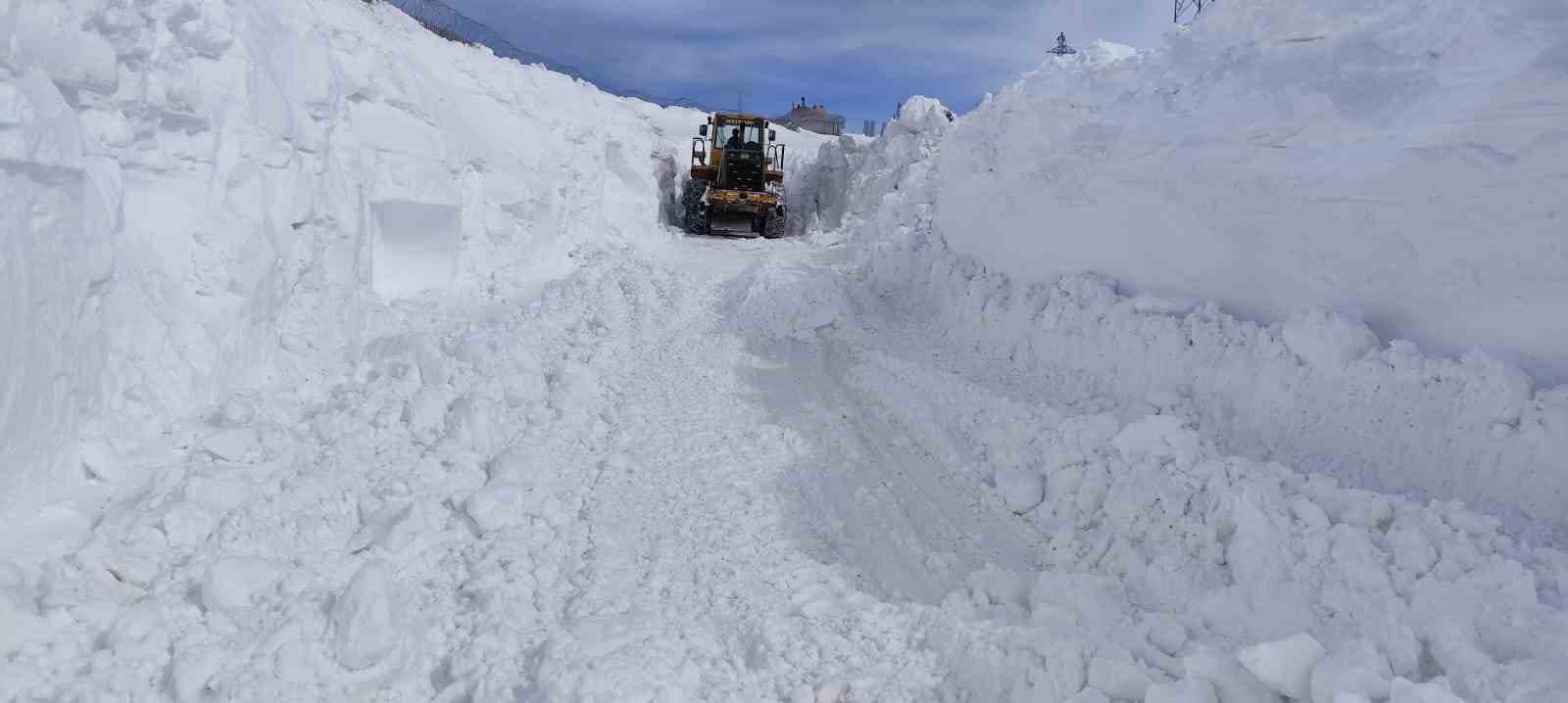 Başkale’de kar yağışı
